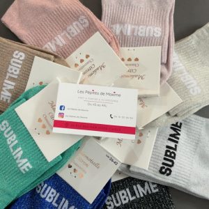 Chaussettes à paillettes Sublime