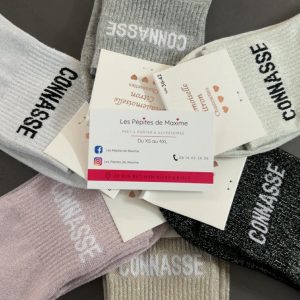 Chaussettes à paillettes Connasse
