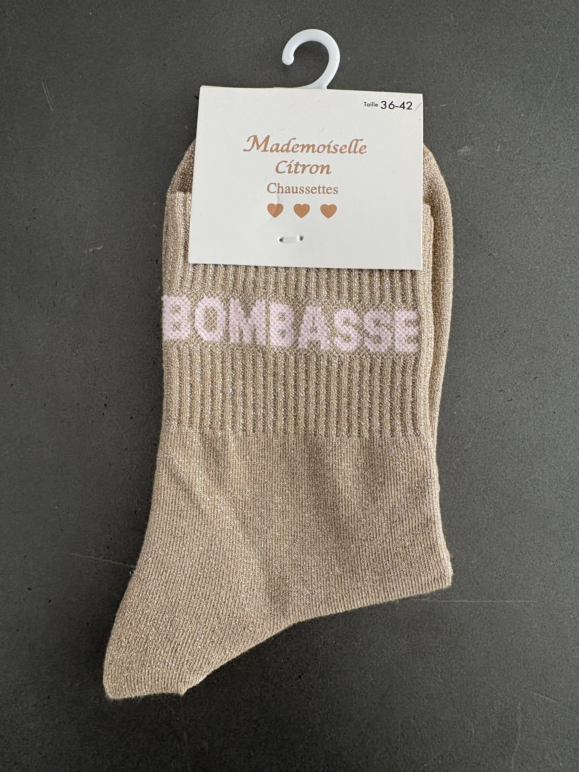 Chaussettes à paillettes « bombasse »