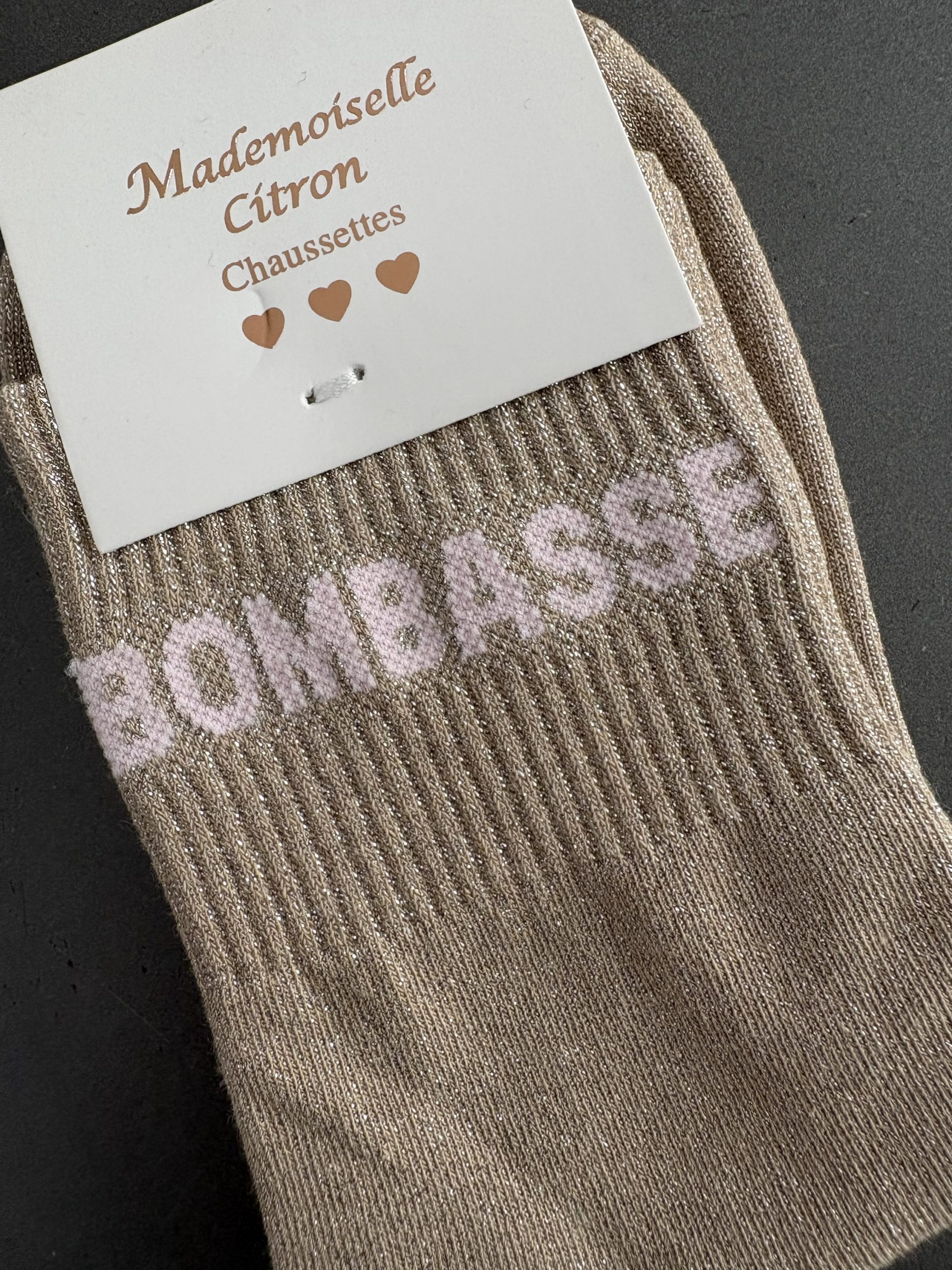 Chaussettes à paillettes « bombasse » – Image 2
