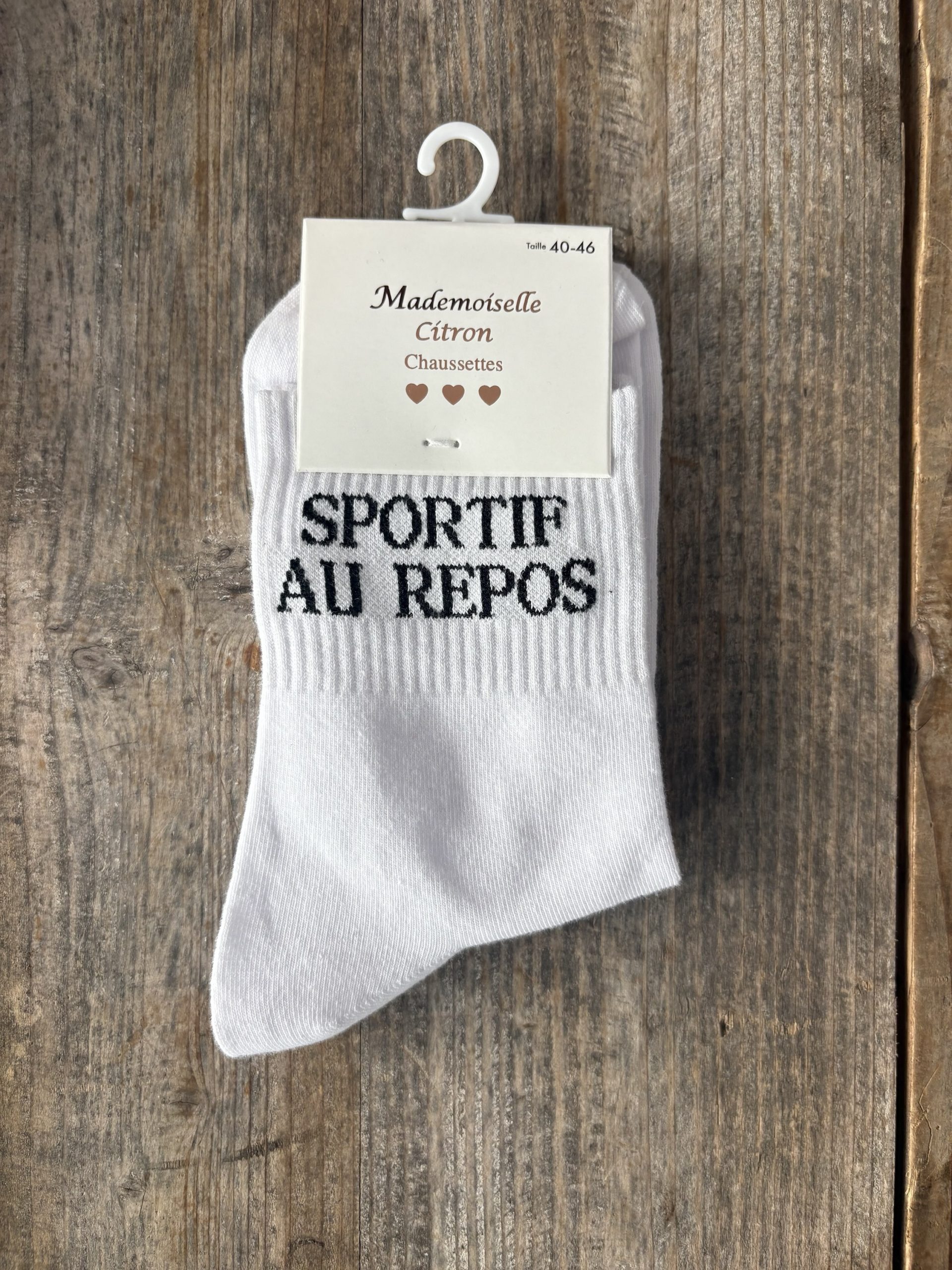 Chaussette homme « Sportif au repos »