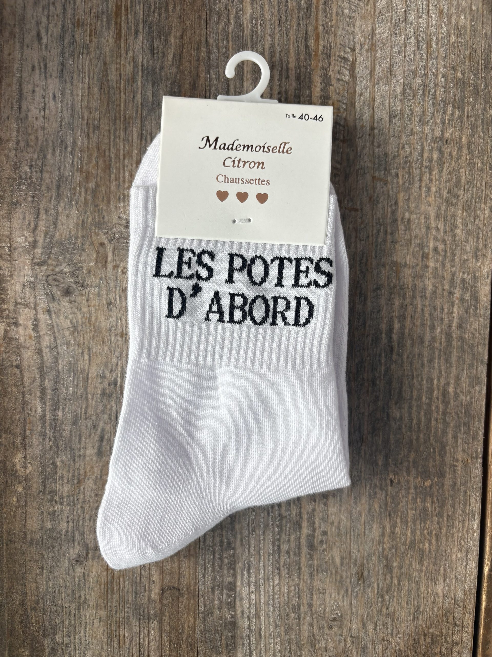 Chaussette homme « les potes d’abord »